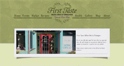 Desktop Screenshot of firsttasteoliveoil.com